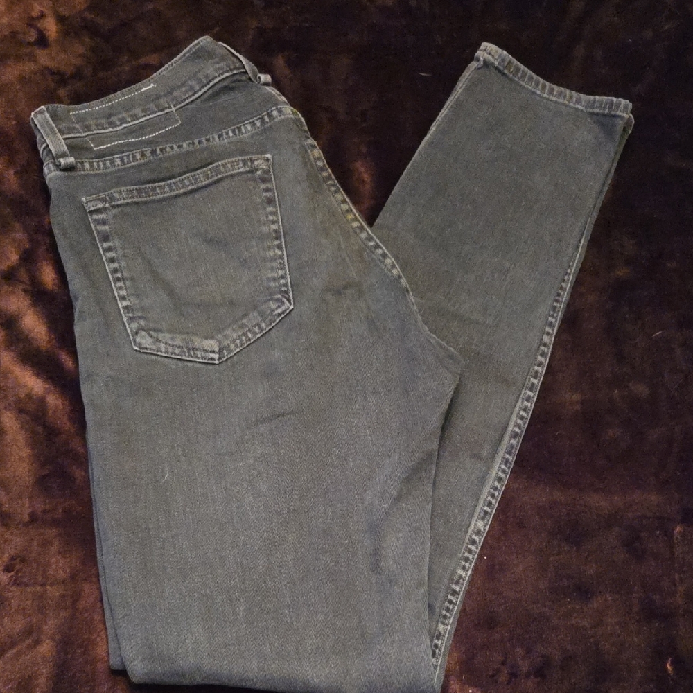 Rag & Bone Blue Distressed Jeans, Sz 2 Slim